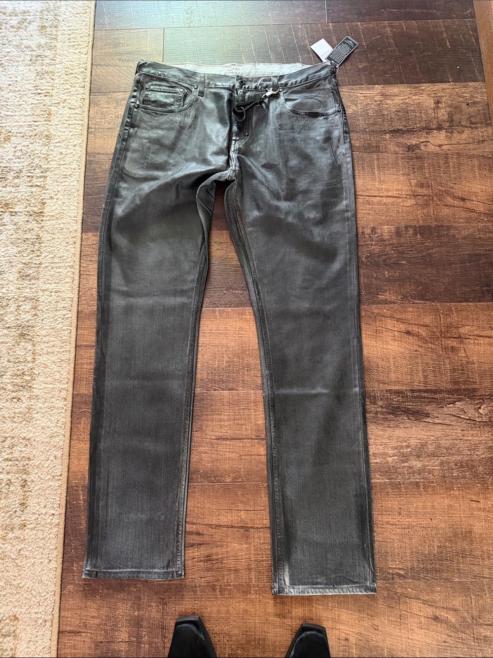 PRPS 36X34 Demob Slim Strauight Fit Graphic Stretch Jeans / NEW